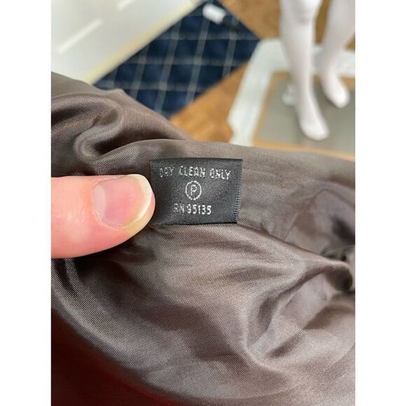 Lafayette 148 Brown & White Floral Jacket, size 8 - EUC - Picture 7 of 7